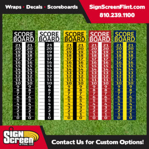 1 piece - Cornhole Scoreboard/Score Keeper Sign
