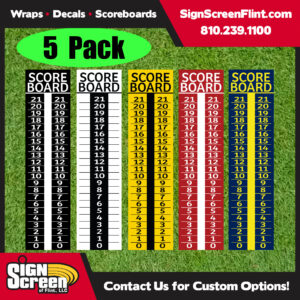 SignScreen of Flint, Scoreboards Cornhole, Horseshoes